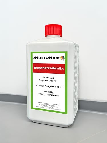 MultiMan RegenstreifenEx - 1l - Beseitigt Regenstreifen von Lack- und Kunststoffoberflächen
