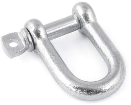 DQ-PP GERADE SCHÄKEL | 16mm | 10 Stk. | Stahl Verzinkt | Zubehör zum Verbinden von Seilen und Ketten