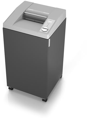 EBA Büro-Aktenvernichter 2326 C, Sicherheitsstufe P-5, Partikelschnitt 2x15mm, 13-15 Blatt (80 g/m²), 100 Liter Volumen Made in Germany für beständige Qualität.
