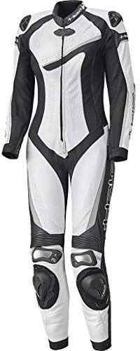 Held Ayana II Costume en cuir de moto pour femme d’une seule pièce, blanc/noir, 76