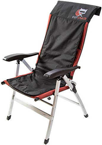 Outchair Seat Cover Hochlehner Garten Stuhl Auflage Camping Sitz Beheizbar Akku