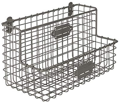 Spectrum Diversified Vintage Desktop Office Organizer Ordner Sortierer Akten-und Briefhalter, Stahl, Industrial Grey, One