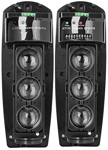 Versatile Triple Beam Infrared LED Detector Security System for Enhanced Property Protection - Water proof, Adjustable Angles, High Power Transmission