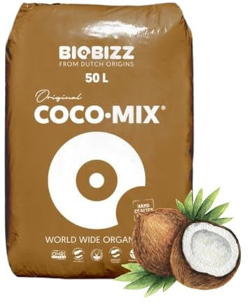 Weedness BioBizz Coco Mix 50 Liter - Kokoserde gepresst Blumenerde Substrat Kokos Anzuchterde Grow