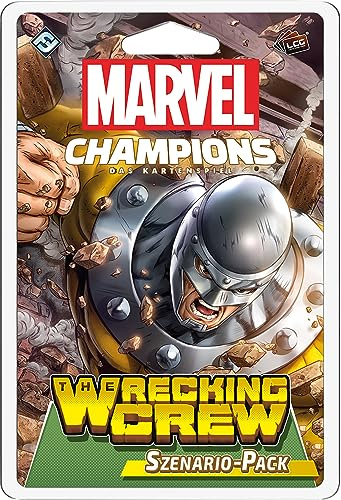 Fantasy Flight Games, Marvel Champions: LCG – The Wrecking Crew, Szenario-Erweiterung, Expertenspiel, Kartenspiel, 1-4 Spieler, Ab 14+ Jahren, 60+ Minuten, Deutsch