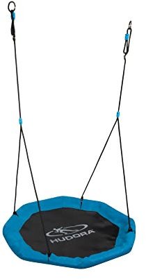 Hudora 72168/00 Nestschaukel, schwarz/blau, 110 cm
