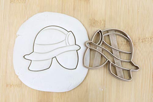 Feuerwehrhelm Cookie Cutter Fondant Keksstempel/Ausstechform Keksausstecher Plätzchen ca. 8cm