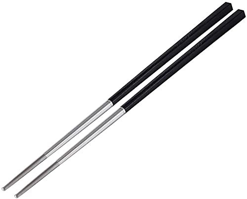 ZHANGDONG Bacchette Cinesi Bacchette Giapponesi Bacchette Sushi Set di 1 Paio di Bacchette Cinesi in Metallo, Bacchette riutilizzabili per Riso con Spaghetti di Sushi, stoviglie as