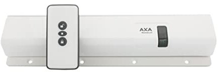 Funk Fensterantrieb für Kippfenster 400N Hub 130mm Stufenlos einstellbar Batteriebetrieben mit Fernbedienung (weiß)