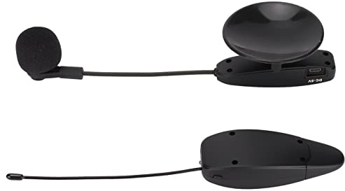 Lazmin112 Drahtloses Instrumentenmikrofon, UHF-Schwanenhals-Pick-up-Noise-Cancelling-Clip-Mikrofon, für Violine, Guzheng, Gitarre, Kontrabass, Saxophone, 132,2 Fuß Reichweite