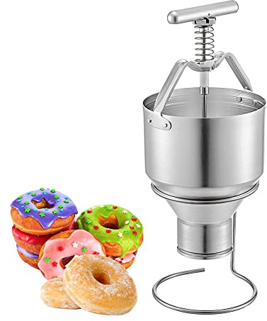 Distributeur Manuel de Beignets, trémie Compte-Gouttes de Beignets d'une capacité de 5 L, Distributeur de pâte à Beignets commerciaux, Outils de Cuisson de gâteaux, trémie de distr