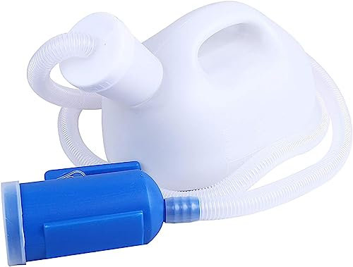 Tragbare Urinalflasche, männliches Urinal, Urinflaschen for Männer, tragbare Töpfchen-PIPI-Flasche 2000 ml for Zuhause, Camping, Autoreisen – mit langem Schlauch (Größe: 1,6 m) (Größe: 1,1 m) (Farbe: