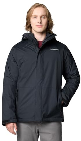 Columbia Herren Point Park Interchange Jacket 3-in-1-Wintermantel, Schwarz, S EU