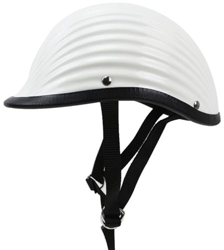 YIYHFKM Casque de Skateboard léger Casque Semi-Ouvert Casque Jet ECE Homologué Casque De Moto Adulte Demi-Casque Universel pour Moto, Scooter, vélo électrique