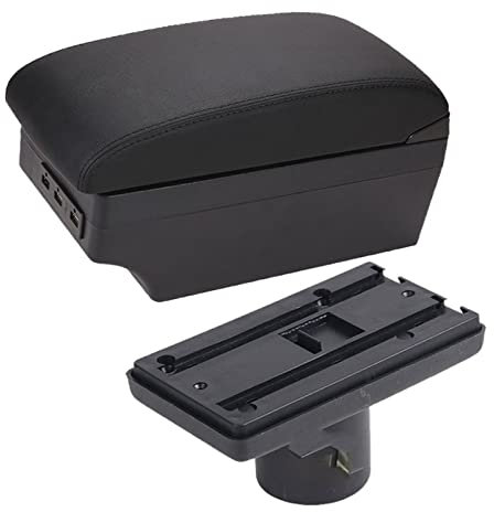 Organizador Para La Guantera Para Seat Caja Reposabrazos Para Ibiza 6j Para Ibiza 6L Contenido La Tienda Central Caja Almacenamiento Con Portavasos Cenicero Productos Con USB Caja Almacenamiento Apoya