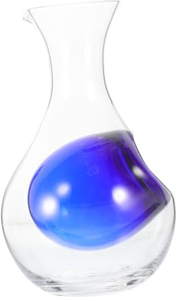 VOSAREA Carafe à Vin Verre Pour Décanter Carafe à Whisky Avec Ouverture Spacieuse Pour Aération