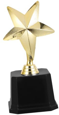 KOMBIUDA Sterne-trophäe Partyfeier Sterne-pokal Mini-trophäen-partygeschenke Feier-wettbewerbstrophäe Gold-star-trophäe Trophäenpreis Trophäendekor Trophäe Vergeben Sport Trophäe Golden Abs