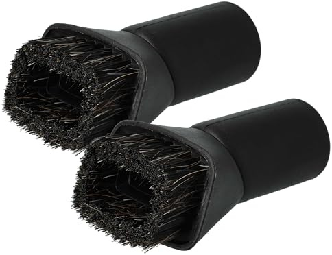 vhbw 2x Staubbürste Möbelbürste kompatibel mit Kärcher NT 25/1 Ap | NT 20/1 Ap, NT 27/1 Staubsauger mit Rundanschluss 35 mm - 7cm