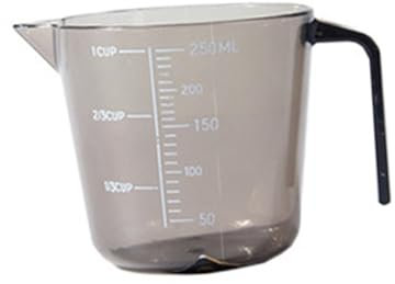 HOMOBABE 1pieza Taza Medidora Portátil Escala y Diseño De Vertedor Jarra Transparente Para Cocina y Repostería Herramienta De Medición Práctica Para Hogar y Restaurantes