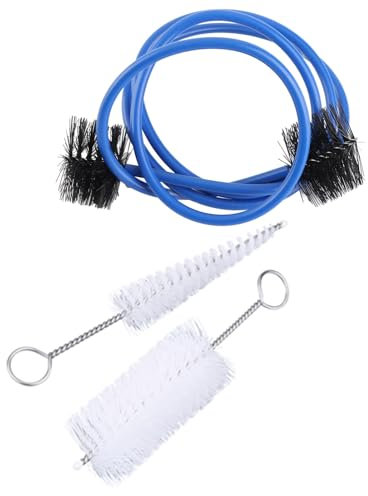 Kit di Cura della Pulizia della Tromba, Morbido e Robusto, Leggero e Portatile, Manico in Metallo, Set di 3 Pennelli per la Manutenzione Tromba