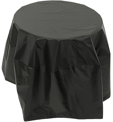 GARIOUANS Copertura Telo Barbecue Rotonda Protettiva per Grill Pit Resistente Pioggia Sole e Foglie Materiale Durevole e Facile da Adatta Barbecue Esterni e da