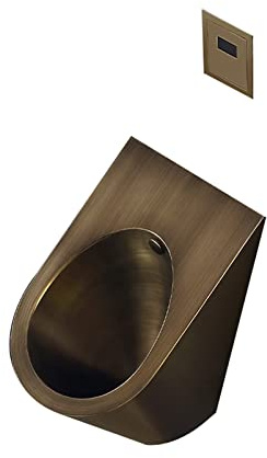 Orinatoio a parete in acciaio inox 304, WC sospeso a parete, WC pubblico a induzione Maleal a parete, piccolo WC verticale, adatto per famiglie, hotel, scuole
