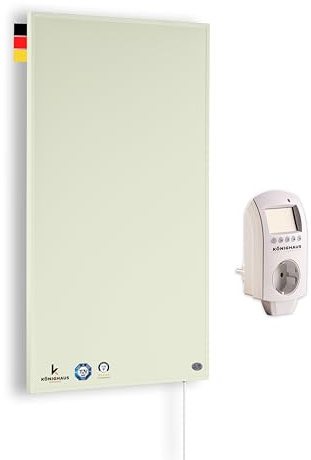 Könighaus Infrarotheizung Colorado Edition - 1000 Watt - Smart | Farbe: Grün, 14-26 m², TÜV SÜD, 5 Jahre Garantie, doppelter Überhitzungsschutz