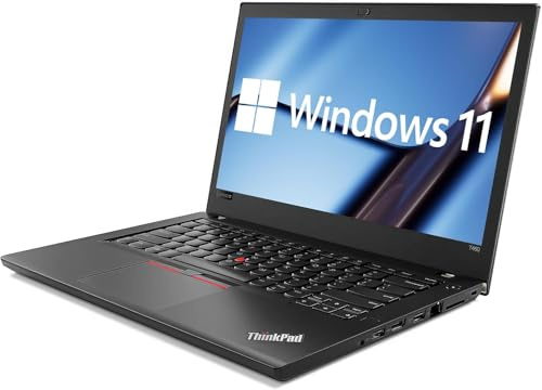Lenovo ThinkPad T480 i7 Laptop 14(1920x1080), Computer Core i7-8th, 16GB RAM, 512GB SSD, Type-C, HDMI, QWERTY Keyboard, Windows 11 Pro (Refurbished)