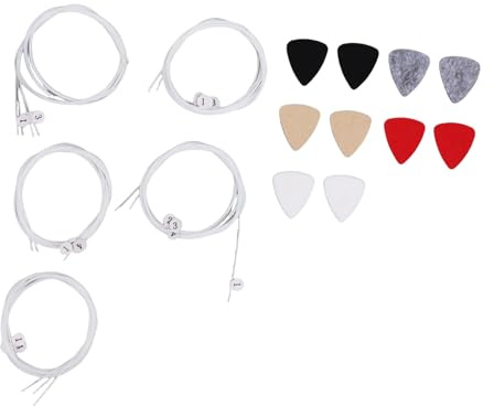 Generic Jeu de Cordes pour ukulélé, Cordes en Nylon Durables, Installation Universelle pour Concert Soprano, ukulélé Ténor pour les Joueurs de Niveaux
