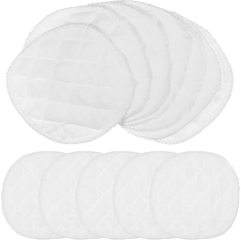 HAPINARY Coppette Assorbilatte e Design Sagomato in Cotone Ecologico 12 Lavabili e Traspiranti con Struttura a Tre Livelli per Allattano