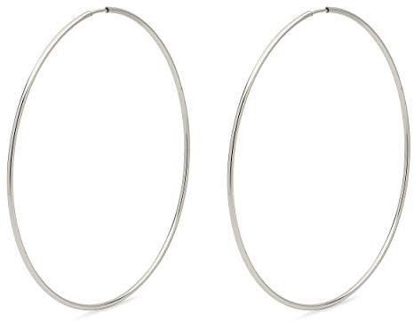 Pilgrim - Sanne PI - Ohrringe gold oder silber - Vergoldeter oder versilbeter Ohrschmuck - Oversized Creolen gold oder silber - Skandinavisches Design - Ohrringe Damen - 6 cm - Statement Ohrringe