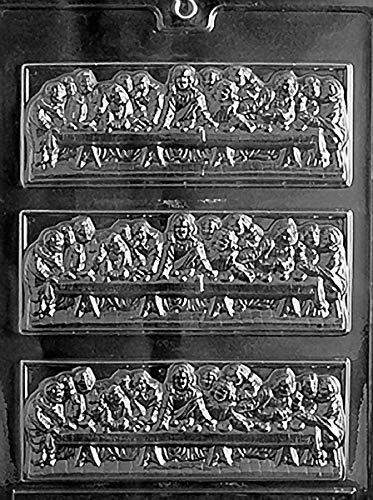 Grandmama's Goodies R022 Last Supper Bar Chocolate Candy Soap Mold with Exclusive Molding Instructions … (1)