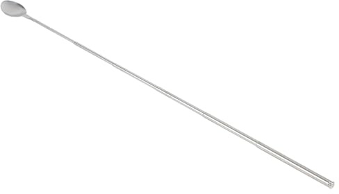 L?ffel, 62 cm lang Edelstahl Teleskop-R¨¹hrl?ffel, dehnbar f¨¹r das t?gliche Kochen, Picknick im Freien und Grillgeschirr,L?ffel
