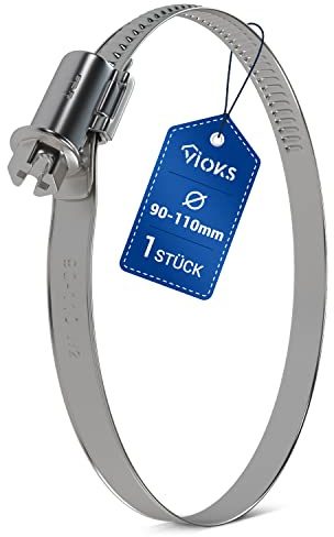 VIOKS Schlauchschelle 90-110mmØ Schelle für Schlauch 100mm