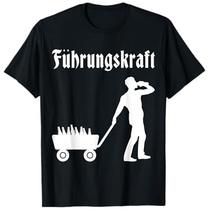 Führungskraft Bollerwagen Bier Löten Vatertag Männertag T-Shirt