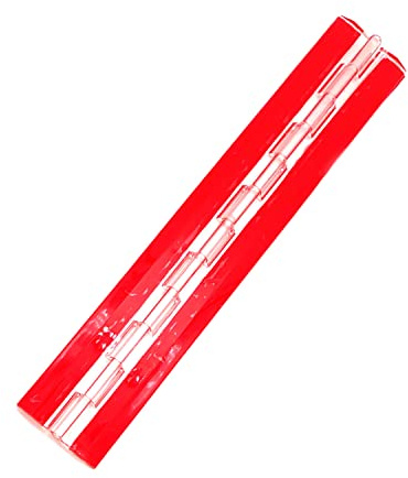 Bisagra acrílica de 300mm bisagra piano continua plástico transparente 1.2 pulgadas (autoadhesiva) para caja bricolaje, acuario, bandeja carrito golf soporte exhibición etc. Bisagra adhesiva 1 pieza