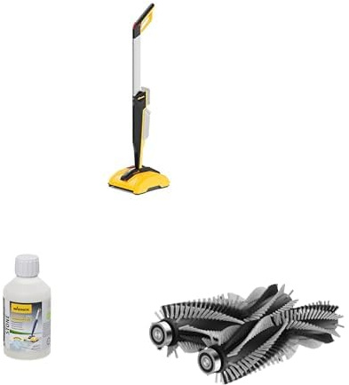WAGNER Bundle Nettoyeur de terrasse Multifonctions Levaro Powerbrush 18V+ WAGNER Stone Cleaner 3 in 1, 500 ML, + WAGNER Stone Brush Kit Smooth