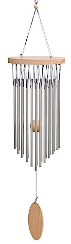 ONECK Wind Chimes for Garden, 22 Tubes Wooden Windchimes Outdoor & Indoor, Hanging Garden Ornaments for Home Decor, Large Wind Chimes for Yard & Patio