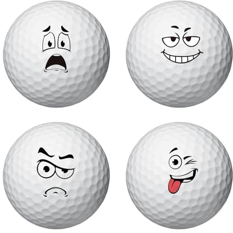 PLIGREAT lustige Ausdrücke Golfball Marker 24 Stück kreatives Muster Golfball Markierung Aufkleber für die Identifizierung von Golfbällen 2 Blätter Golfball Anpassen Marker Golfer Geschenk Golfzubehör