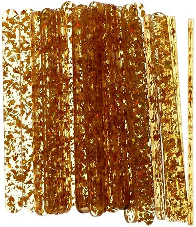 SEWOART 25St Eisstange Stock für am Stiel Stäbchen zum Herstellen von am Stiel aus Acryl DIY Acryl- am Stiel Bastelstöcke eisstäbe bastelstäbe backen selbstgemachte Stöcke