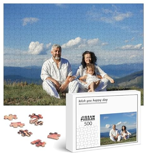 Foto-Puzzle 35-3000 Teile mit Eigenem Foto Bedrucken Puzzle Selber Gestalten Gestalte Dein Individuelles Fotopuzzle für Geburtstage, Muttertag, Valentinstag & Hochzeiten