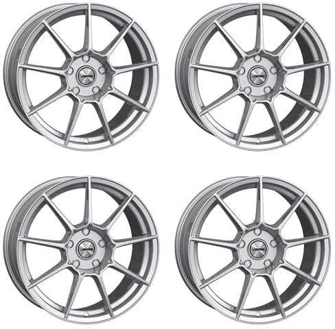 Autec CLUBRACING Llantas 7,5 x 17 ET30 5 x 120 Hyper Plata compatible con Club-Line Club-Line