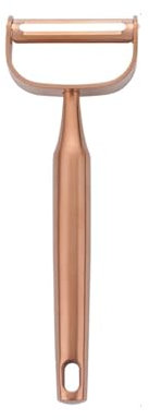 Gemüseschäler aus Edelstahl, multifunktional, Karottenreibe, Obstwerkzeug, Küchenzubehör, Küche (Roségold, Stil A)