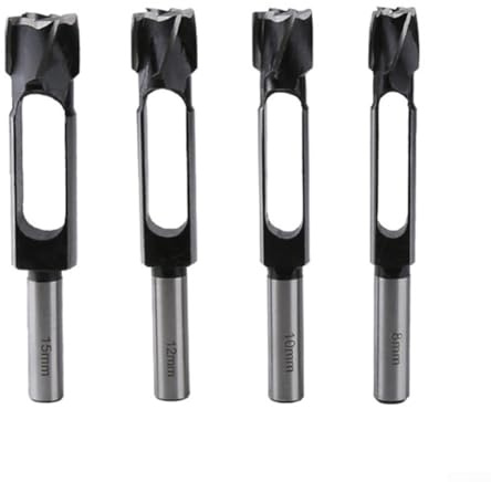 Woodworking Toolset 4pcs HCS Drill Bits Perfect for Dowel Connections and Core Boring Needs
