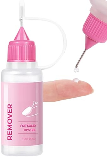 Solvente Unghie A Pressione Solvente Base e Top Coat Gel | Rimuovente per nail tip Per donne, giovani, servizi salone, sposa, pedicure, occasioni speciali, formazione tecnici