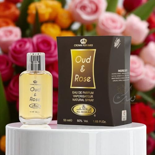Oud & Rose - Eau de Parfum – 50ml | Unisex Luxury Perfume | Woody & Floral Blend | Long-Lasting Elegant Fragrance for Day & Night.