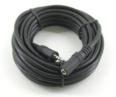 5 m Stereo Klinke Verlängerung 3,5 mm (3 Stück)