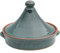 Amazing Cookware 28 cm Terracotta Tagine, Peacock Green