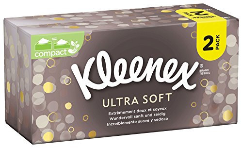 Kleenex UltraSoft Super Soft Tissues Box x 2