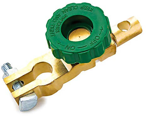 IRYNA Commutateur Isolateur de Batterie 12V/24V,Coupe Circuit Batterie,Interrupteurs de Terminal Connexion de Batterie de Voiture pour Moto Voiture Camion Bateau Véhicule Tracteur Camping Car